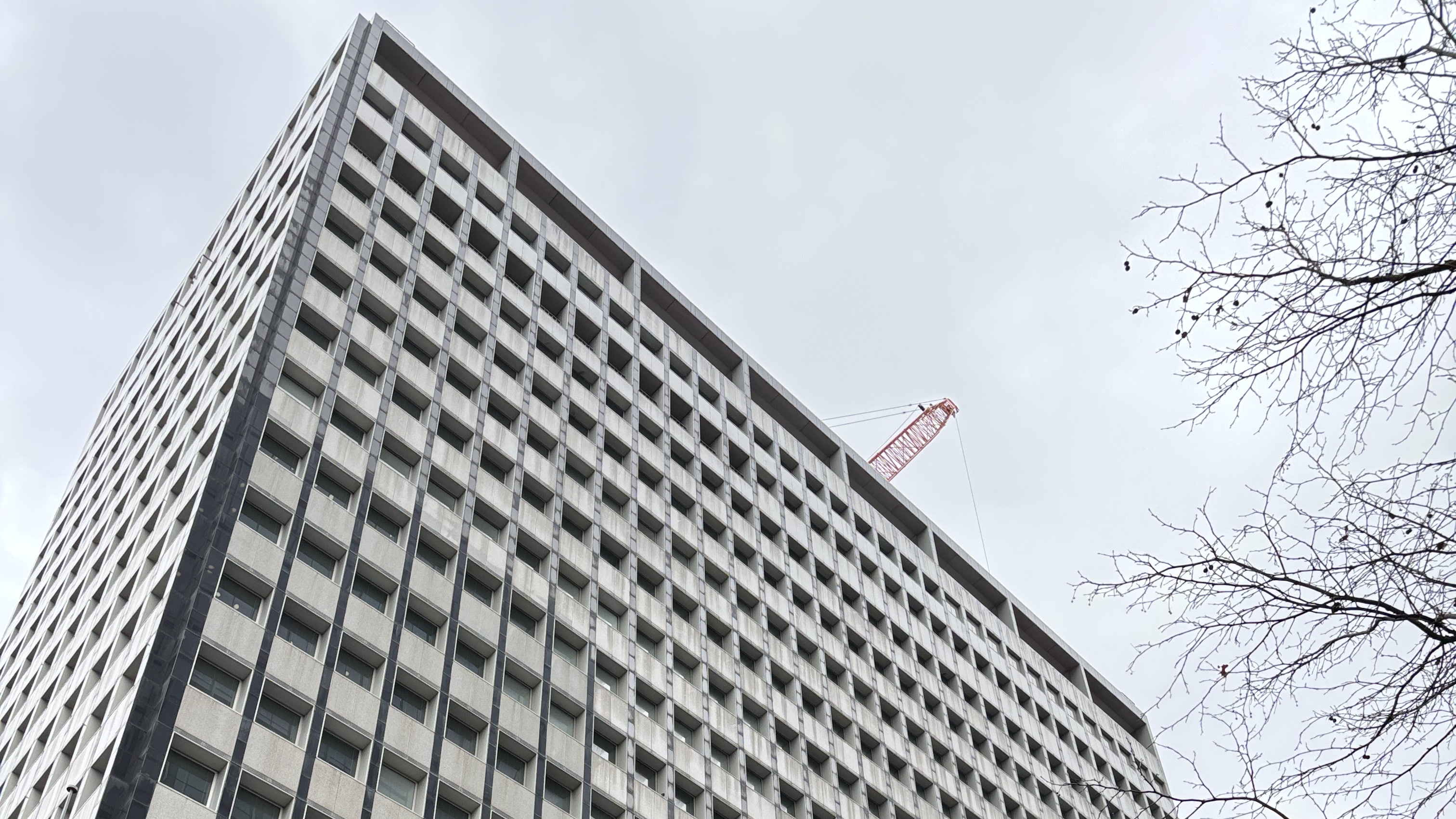 悉尼澳大利亚储备银行大楼上部外立面，2025年资料图