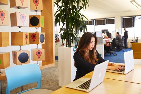 File image of an office setting from Google’s official image library
